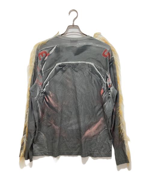 DIESEL（ディーゼル）DIESEL (ディーゼル) T-CRANE-LS-FUR グレー サイズ:Mの古着・服飾アイテム