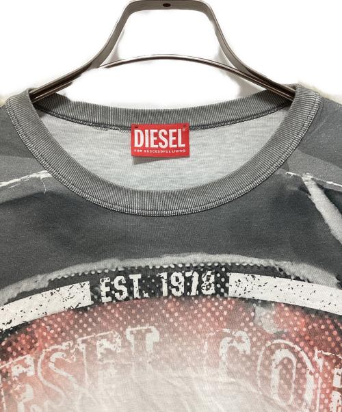 DIESEL（ディーゼル）DIESEL (ディーゼル) T-CRANE-LS-FUR グレー サイズ:Mの古着・服飾アイテム