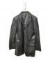 BURBERRY BLACK LABEL（バーバリーブラックレーベル）の古着「レザージャケット」｜ブラック