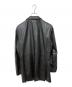 BURBERRY BLACK LABEL (バーバリーブラックレーベル) レザージャケット ブラック サイズ:M：20000円