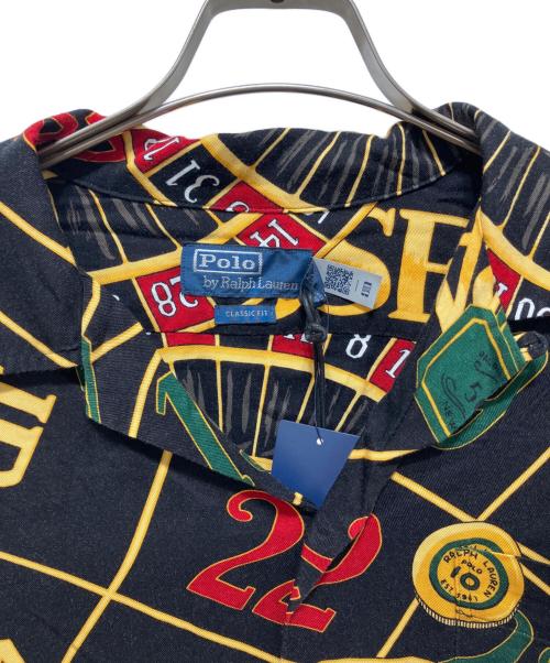 POLO RALPH LAUREN（ポロ・ラルフローレン）POLO RALPH LAUREN (ポロ・ラルフローレン) クラシック フィット カジノ キャンプ シャツ ブラック サイズ:Mの古着・服飾アイテム