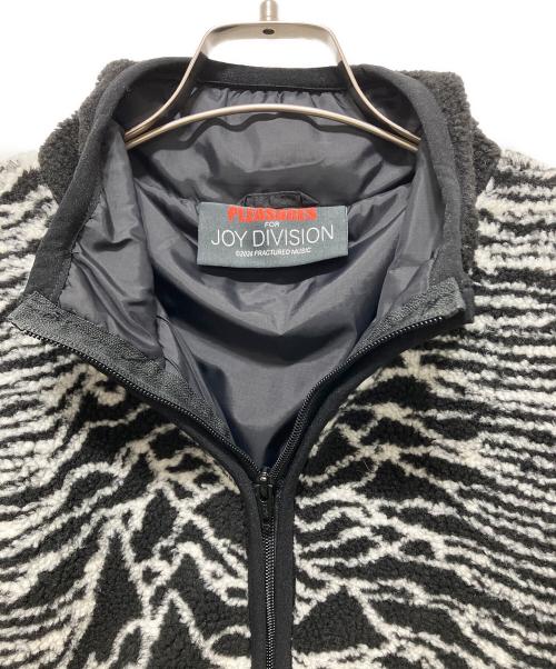 PLEASURES（プレジャーズ）PLEASURES (プレジャーズ) Joy Division (ジョイディビジョン) Pleasures Disorder Fuzzy Jacket ブラック サイズ:Lの古着・服飾アイテム
