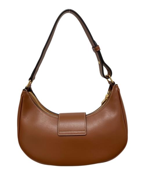 CELINE（セリーヌ）CELINE (セリーヌ) Medium Ava Triomphe ブラウン×ゴールドの古着・服飾アイテム