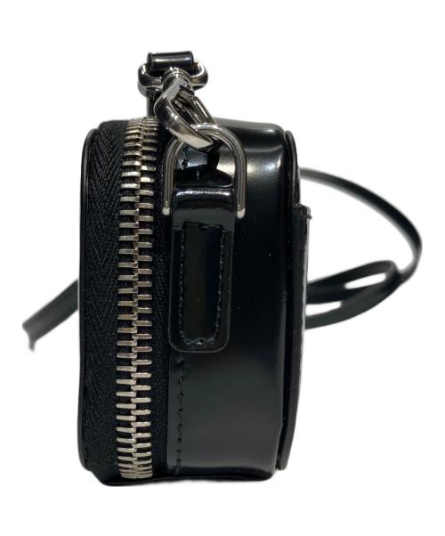 PRADA（プラダ）PRADA (プラダ) ブラッシュレザー ロゴバッグ ブラックの古着・服飾アイテム