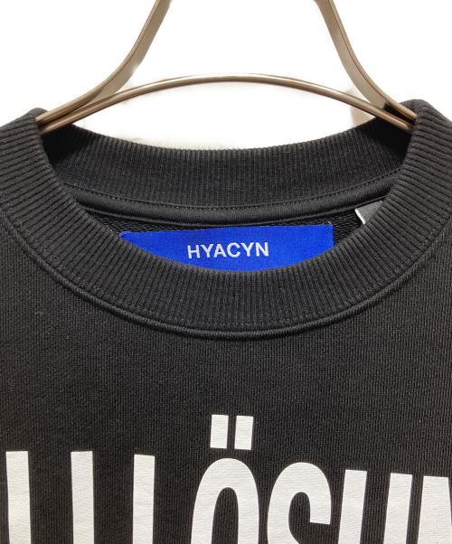 HYACYN（ハイアシン）HYACYN (ハイアシン) CREW NECK NULLOSUNG ブラック サイズ:Sの古着・服飾アイテム