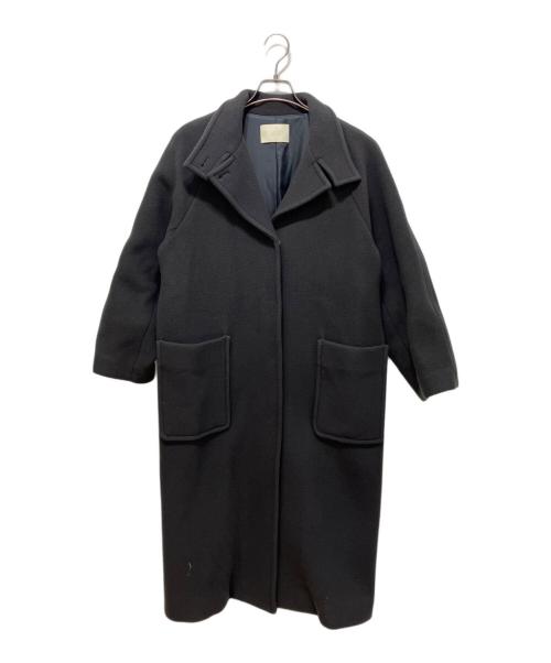 PUBLIC TOKYO（パブリックトウキョウ）PUBLIC TOKYO (パブリックトウキョウ) S140ダブルベロアスタンドコート グレー サイズ:1の古着・服飾アイテム