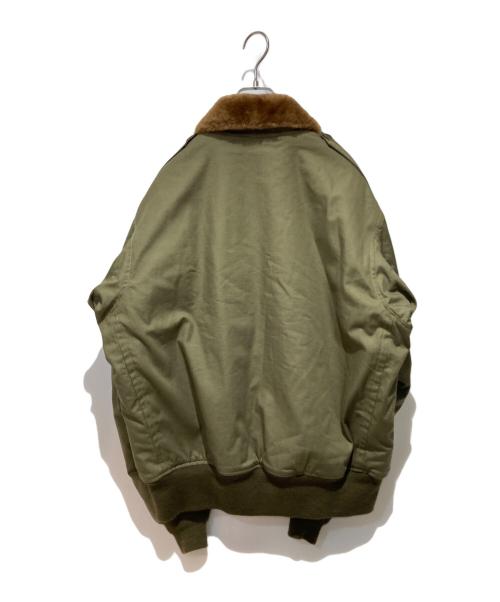 BUZZ RICKSON'S（バズリクソンズ）Buzz Rickson's (バズリクソンズ) B-10 ボア フライト ジャケット カーキ サイズ:44の古着・服飾アイテム