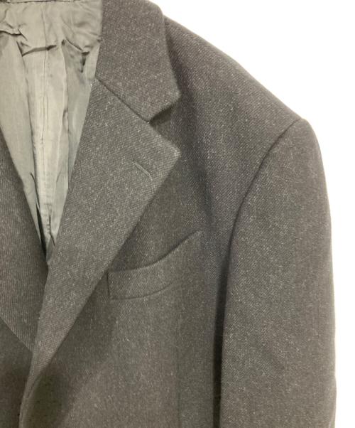 PRADA（プラダ）PRADA (プラダ) ウール チェスターフィールドコート ブラック サイズ:SIZE54の古着・服飾アイテム