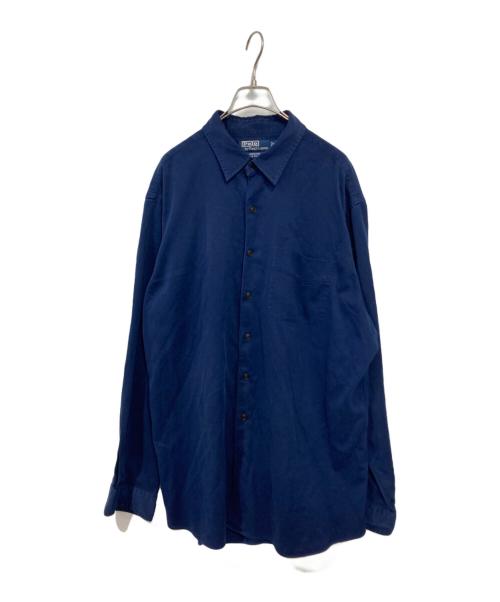 POLO RALPH LAUREN（ポロ・ラルフローレン）POLO RALPH LAUREN (ポロ・ラルフローレン) ポケットシャツ ネイビー サイズ:XLの古着・服飾アイテム