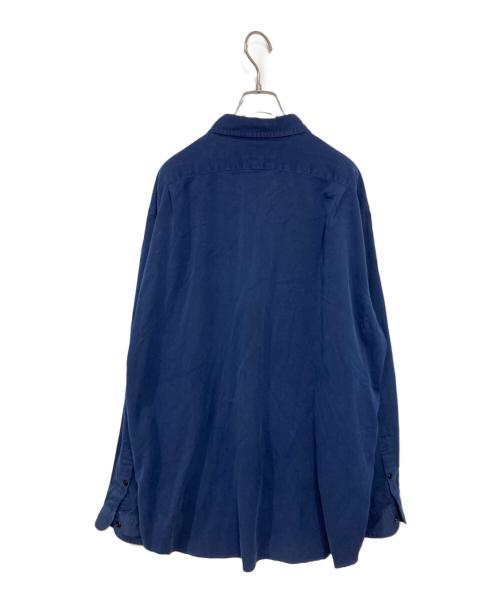 POLO RALPH LAUREN（ポロ・ラルフローレン）POLO RALPH LAUREN (ポロ・ラルフローレン) ポケットシャツ ネイビー サイズ:XLの古着・服飾アイテム