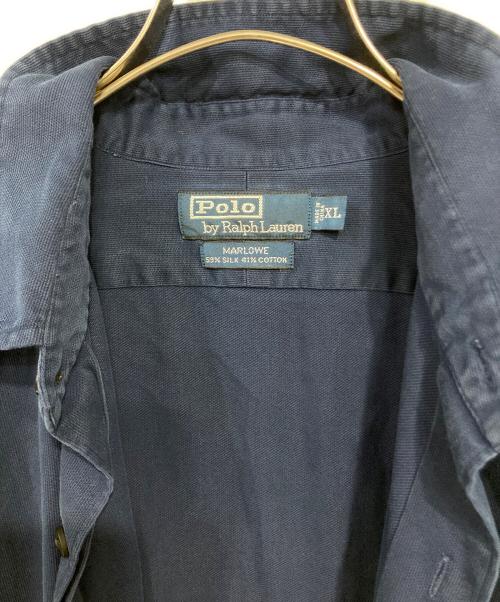 POLO RALPH LAUREN（ポロ・ラルフローレン）POLO RALPH LAUREN (ポロ・ラルフローレン) ポケットシャツ ネイビー サイズ:XLの古着・服飾アイテム