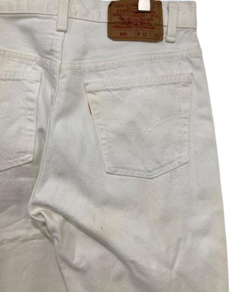 LEVI'S（リーバイス）LEVI'S (リーバイス) 501 ホワイト サイズ:76cm (W30)の古着・服飾アイテム