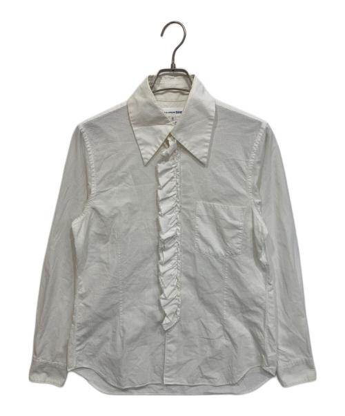 COMME des GARCONS SHIRT（コムデギャルソンシャツ）COMME des GARCONS SHIRT (コムデギャルソンシャツ) フリルシャツ ホワイト サイズ:Ｓの古着・服飾アイテム