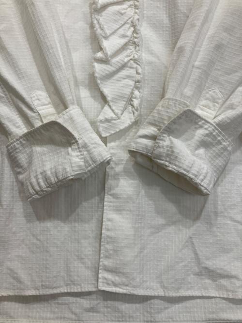 COMME des GARCONS SHIRT（コムデギャルソンシャツ）COMME des GARCONS SHIRT (コムデギャルソンシャツ) フリルシャツ ホワイト サイズ:Ｓの古着・服飾アイテム