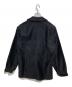 MAXIMUM VILLEFRANCHE (マキシマムヴィルフランシュ) BLACK MOLESKIN French Work Jacket ブラック サイズ:46：45000円