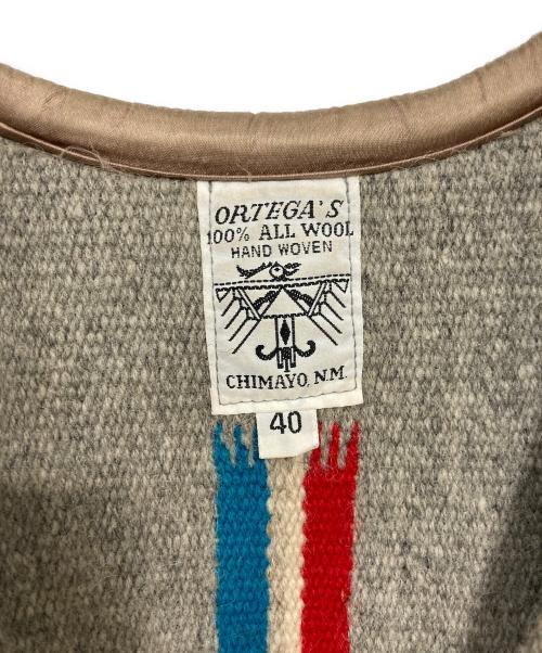 ORTEGA's（オルテガ）ORTEGA'S (オルテガ) チマヨベスト グレー サイズ:40の古着・服飾アイテム