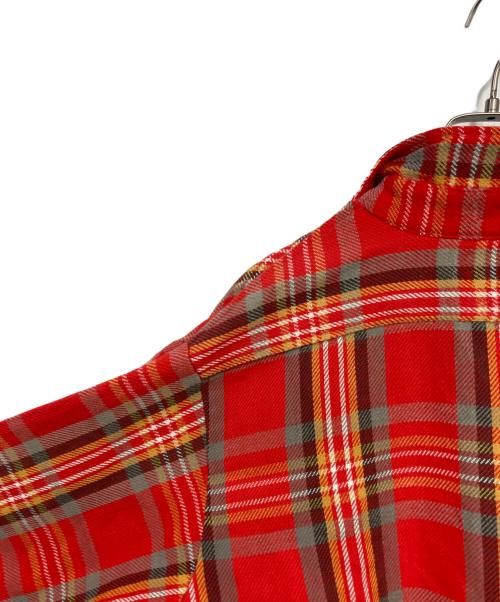 big mac（ビッグマック）BIG MAC (ビッグマック) チェックネルシャツ レッド サイズ:Mの古着・服飾アイテム