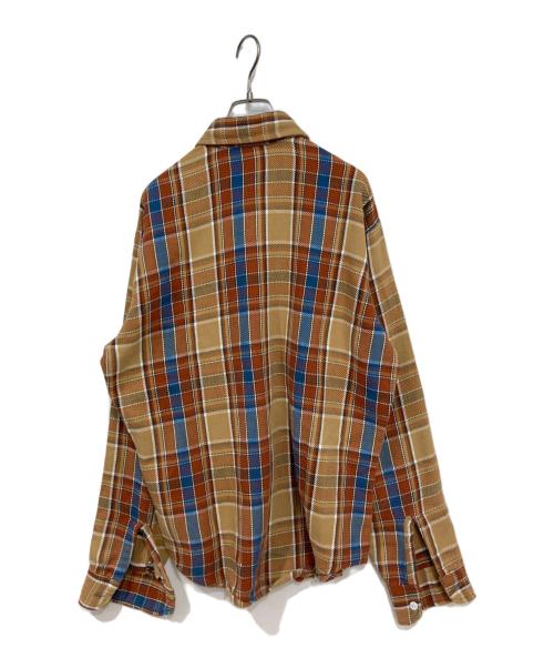 big mac（ビッグマック）BIG MAC (ビッグマック) チェックシャツ ブラウン サイズ:Mの古着・服飾アイテム