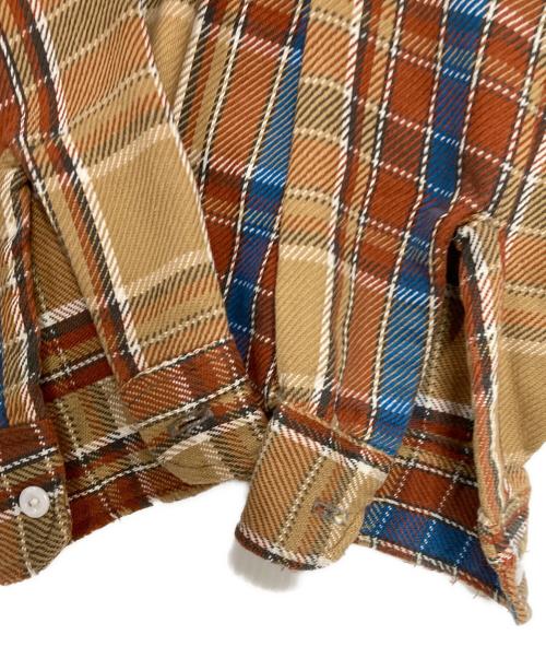 big mac（ビッグマック）BIG MAC (ビッグマック) チェックシャツ ブラウン サイズ:Mの古着・服飾アイテム