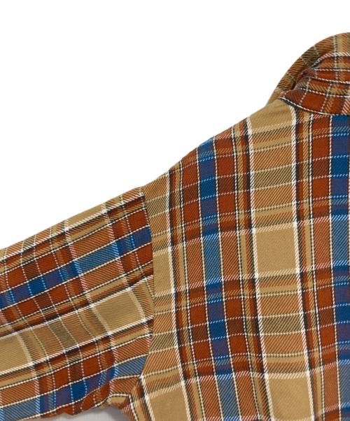big mac（ビッグマック）BIG MAC (ビッグマック) チェックシャツ ブラウン サイズ:Mの古着・服飾アイテム