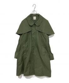 French Army（フランス軍）の古着「フロックコート」｜グリーン