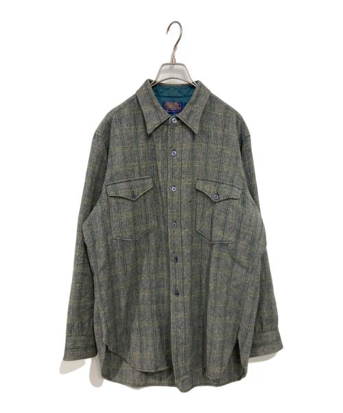 PENDLETON（ペンドルトン）PENDLETON (ペンドルトン) チェックシャツ グレー サイズ:16 1/2の古着・服飾アイテム