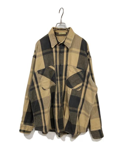 big mac（ビッグマック）BIG MAC (ビッグマック) チェックシャツ ベージュ サイズ:不明の古着・服飾アイテム