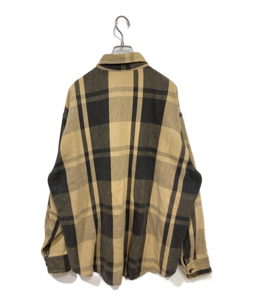 big mac（ビッグマック）BIG MAC (ビッグマック) チェックシャツ ベージュ サイズ:不明の古着・服飾アイテム