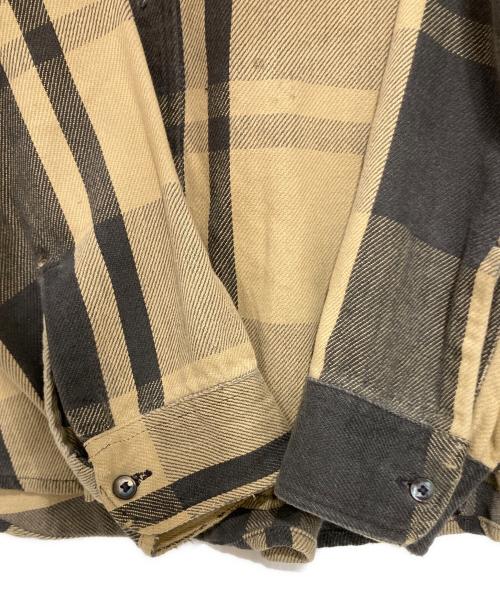 big mac（ビッグマック）BIG MAC (ビッグマック) チェックシャツ ベージュ サイズ:不明の古着・服飾アイテム
