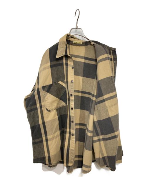 big mac（ビッグマック）BIG MAC (ビッグマック) チェックシャツ ベージュ サイズ:不明の古着・服飾アイテム