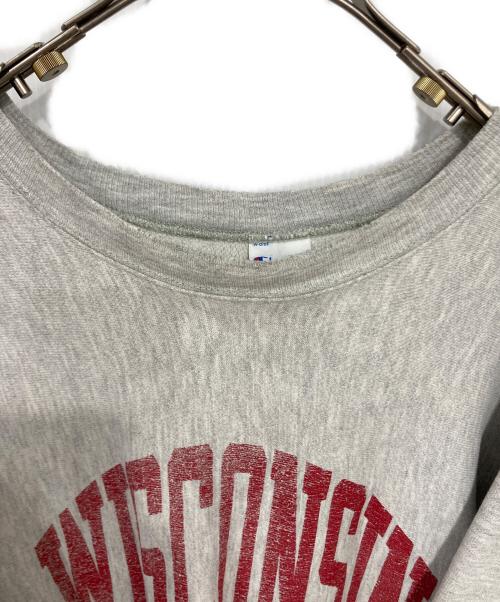 Champion REVERSE WEAVE（チャンピオン リバース ウィーブ）Champion REVERSE WEAVE (チャンピオン リバース ウィーブ) カレッジロゴスウェット グレー サイズ:XXLの古着・服飾アイテム