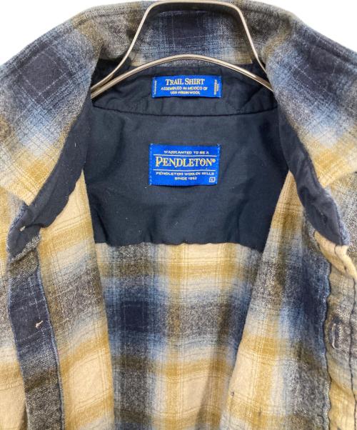 PENDLETON（ペンドルトン）PENDLETON (ペンドルトン) チェックシャツ グレー サイズ:Ｌの古着・服飾アイテム