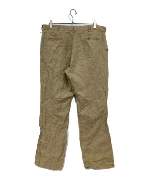 POLO RALPH LAUREN（ポロ・ラルフローレン）POLO RALPH LAUREN (ポロ・ラルフローレン) リネンパンツ ベージュ サイズ:38の古着・服飾アイテム