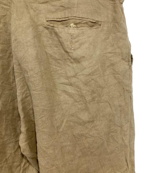 POLO RALPH LAUREN（ポロ・ラルフローレン）POLO RALPH LAUREN (ポロ・ラルフローレン) リネンパンツ ベージュ サイズ:38の古着・服飾アイテム