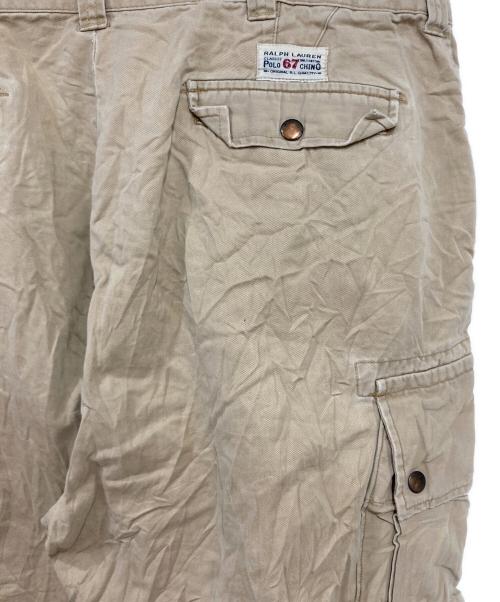 POLO RALPH LAUREN（ポロ・ラルフローレン）POLO RALPH LAUREN (ポロ・ラルフローレン) カーゴパンツ ベージュ サイズ:38の古着・服飾アイテム