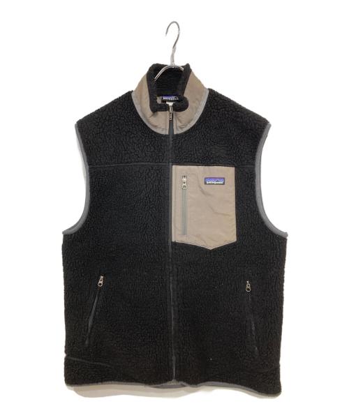 Patagonia（パタゴニア）Patagonia (パタゴニア) クラシックレトロXボアベスト ブラック サイズ:Ｌの古着・服飾アイテム
