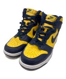NIKE（ナイキ）の古着「Dunk High "Michigan"」｜イエロー