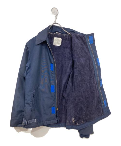 U'S NAVY（ユーエスネイビー）U'S NAVY (ユーエスネイビー) USN Flame Resistant Deck Jacket ネイビー サイズ:Sの古着・服飾アイテム