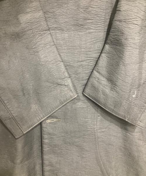 USED（ユーズド）USED (ユーズド) ゴム引きコート ブラック サイズ:不明の古着・服飾アイテム