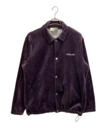 KITH（キス）の古着「ベロアコーチジャケット」｜パープル