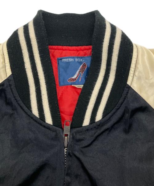 FRESH BOX（フレッシュ ボックス）fresh box (フレッシュ ボックス) スカジャン ブラック サイズ:Freeの古着・服飾アイテム