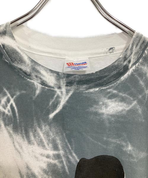 Hanes（ヘインズ）Hanes (ヘインズ) プリントTシャツ グレー サイズ:Ｌの古着・服飾アイテム
