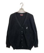 GANGSTERVILLEギャングスタービル）の古着「HELL CAT KNIT CARDIGAN」｜ブラック
