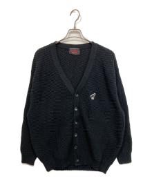 GANGSTERVILLE（ギャングスタービル）の古着「HELL CAT KNIT CARDIGAN」｜ブラック