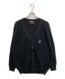 GANGSTERVILLE（ギャングスタービル）の古着「HELL CAT KNIT CARDIGAN」｜ブラック