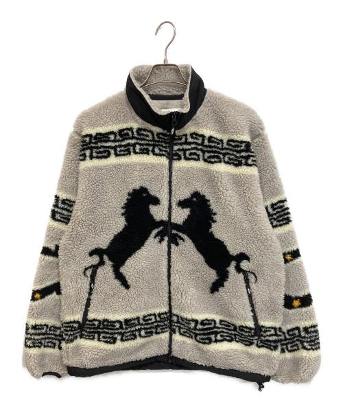CHALLENGER（チャレンジャー）CHALLENGER (チャレンジャー) フリースジャケット グレー サイズ:Lの古着・服飾アイテム
