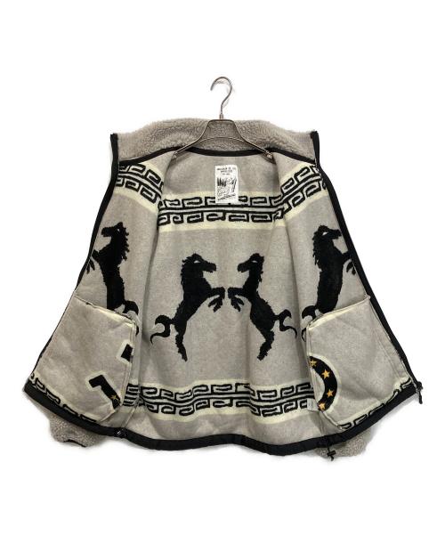 CHALLENGER（チャレンジャー）CHALLENGER (チャレンジャー) フリースジャケット グレー サイズ:Lの古着・服飾アイテム