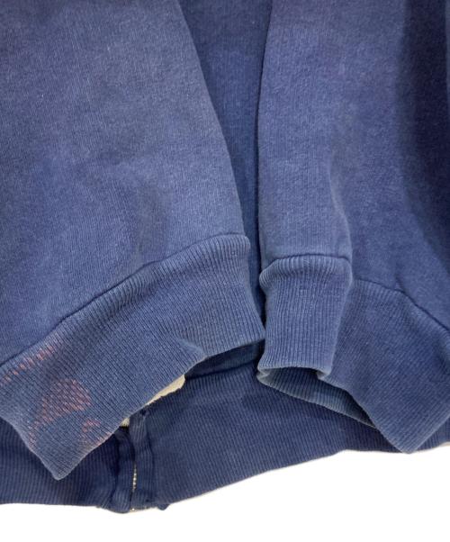 Jon Lauren（ー）jon lauren (ー) 裏サーマルジップパーカー ネイビー サイズ:2XLの古着・服飾アイテム
