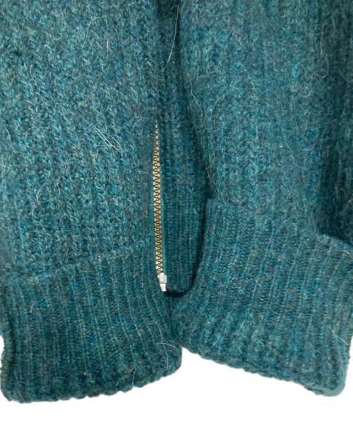 L.L.Bean（エルエルビーン）L.L.Bean (エルエルビーン) ジップアップニット グリーン サイズ:Ｌの古着・服飾アイテム