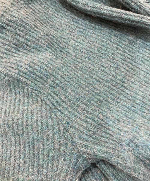 L.L.Bean（エルエルビーン）L.L.Bean (エルエルビーン) ジップアップニット グリーン サイズ:Ｌの古着・服飾アイテム